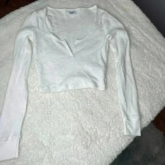 TNA Longsleeve waffle knit in  size XS - Picture 2 of 5